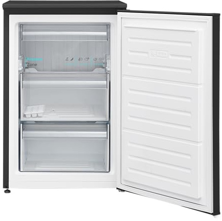 Sharp SJ-UD103T0B-EU Gefrierschrank / 103L Volumen / 4*-Gefrierfach -18°C / 3 Fächer/reduziertes Abtauen durch NanoFrost-Technologie/Farbe: Schwarz