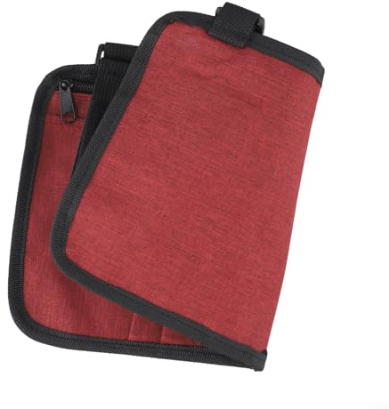 Borsa portaoggetti funzionale impermeabile per sedie a rotelle e scooter (rosso)