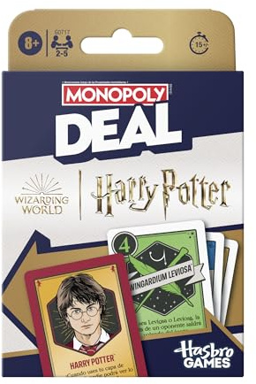 Juego de Cartas Monopoly Deal: Harry Potter - Versión en español