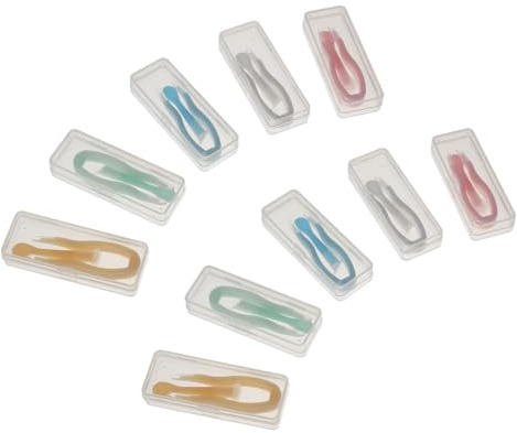Yardenfun 10sets Contact Removal Clamp Tweezers Suction Stick Kit for Removers for Eye Removal