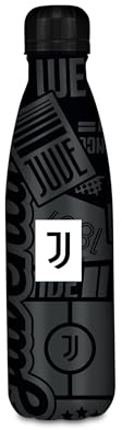 Seven Borraccia Juventus, Nero, 500 ml, Acciaio Inox, BPA free, Ermetica, Tenuta Stagna, A prova di perdite, Caldo 12h/Freddo 24h, Scuola, Sport, Viaggi, Per ragazzi, Idea regalo tifoso