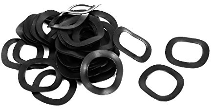 sourcing map Rondelle Ondulée à Compression 14mm Dia. int. 21mm Dia. ext. épaisseur 0,4mm 50pcs
