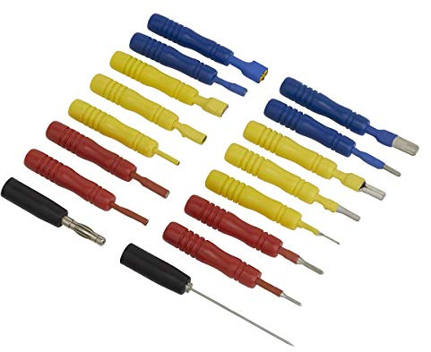 Sealey Tlcs01 16pc Test Lead Connector Set, Yellow