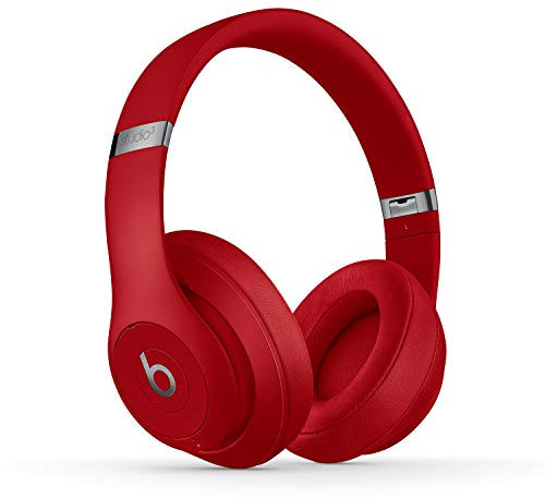 Beats Studio3 Over-Ear Bluetooth Kopfhörer mit Noise-Cancelling – Apple W1 Chip, Bluetooth der Klasse 1, aktives Noise-Cancelling, 22 Stunden Wiedergabe – Rot