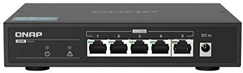 QNAP Switch5port 2.5Gbps auto neg Switch 2,5 Gbps RJ-45 Unmanaged