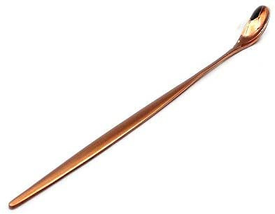 Pure Copper Stirring Spoon - Bar Spoon, 10 Inch, Heavy Gauge, Hand Forged