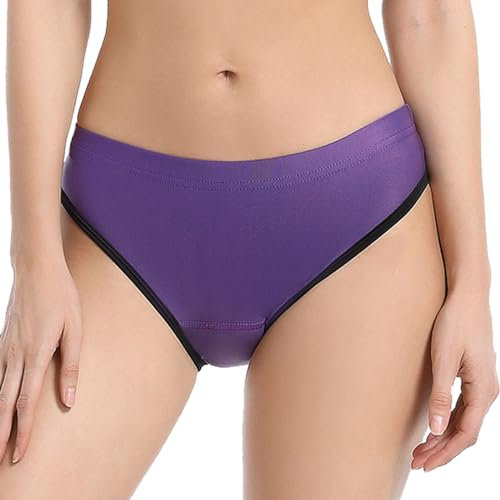 HOMTOL Fahrradunterhose Damen Radler Unterhosen Damen Gepolster Radsport Slip Unterwäsche Unterhosen Fahrradshorts mit Gel Sitzpolster