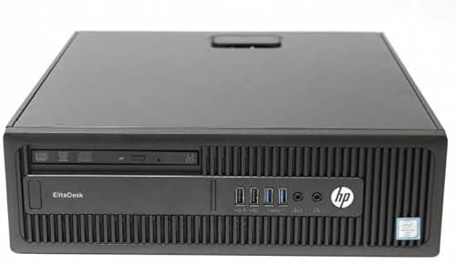 HP EliteDesk 800 G2 SFF Quad Core i5-6500 32GB DDR4 256GB + 1000GB WiFi Windows 10 Professional Desktop PC Computer (Renewed)