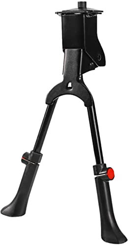 Minan Fahrradständer, Seitenständer Fahrrad Universal Aluminiumlegierung Fahrrad Ständer, Zweibein-Ständer, Höhenverstellbar 26-29 Zoll, für Mountain, Rennrad, Fahrräder und Klapprad