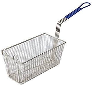 Frittierkörbe Edelstahl verdickter Frittierkorb Rechteckiger Pommes-Korb Große Kapazität Frittierkorb Filter Küchenutensilien Pommes Frites Korb