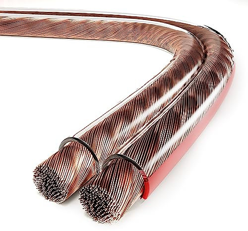 conecto Boxenkabel, CCA-Lautsprecher-Kabel, 2x2,50mm² Farbe: transparent 10 Meter