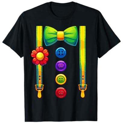 Clownskostüm Kölle Alaaf Konfetti Karneval Fashingumzug T-Shirt