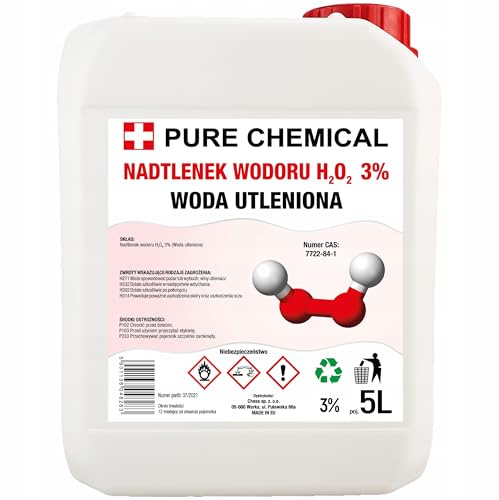 CHOSA Wasserstoffperoxid 3% 5L | Mildes Reinigungskonzentrat für Haushalt, Oberflächenhygiene, Fleckenentfernung
