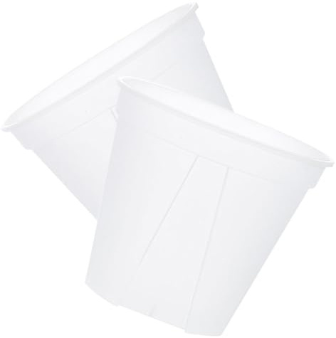 MERRYHAPY Macetas De Plástico Transparentes para Orquídeas con Agujeros De Drenaje para Jardín, Diseño Redondo De 27 Cm, Ventilación Óptima, Circulación De Aire y Control De Saludable