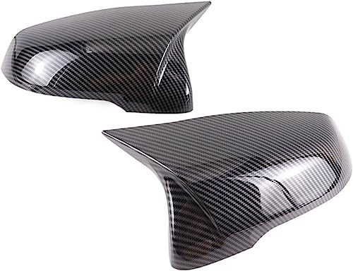GwwEi6 Spiegelkappen Außenspiegel Für BMW X1 F48 X2 F39 1 2 Série F52 2GT F45 F46,Auto Rückspiegelkappe Gehäuse Autozubehör Außenspiegel Ersatzteile,A-Carbon Pattern