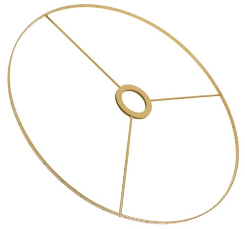 Uonlytech Kristalllampenständer Adapter Für Lampenschirme Lampenschirmringe Lampenschirmrahmen Draht Lampenschirmhalter Lampenfassungsschirmring Lampenschirm-ringrahmen Golden Eisen