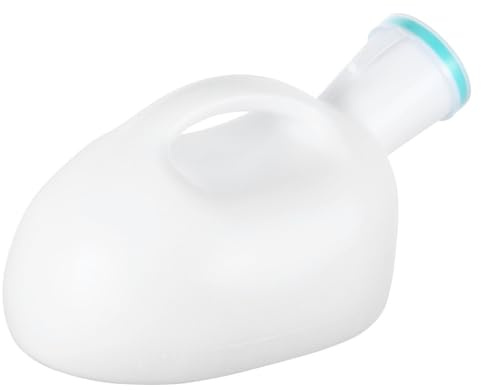 Orinatoio Portatile Maschile 1 Pezzo Plastico, Capienza Grande | Design Robusto e Riutilizzabile, Superficie Liscia e Sicura, per Uomini e Persone Allettate