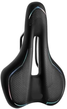 MTB-Fahrradsattel mit hohlen, atmungsaktiven, wasserabweisenden und weichen Schaumstoffpolstern – ideal for Rennräder(151-Colorful MTB)