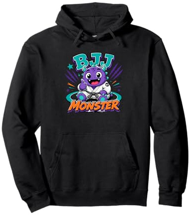 Jiu Jitsu Monster BJJ Monster Grappling per Bambini Felpa con Cappuccio