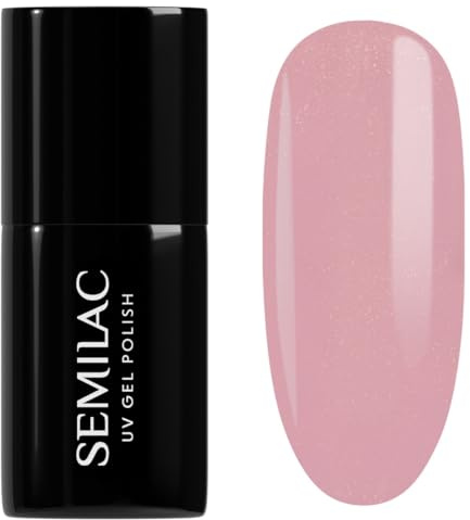 Semilac UV Nagellack Hybrid 376 Shimmer Stone Pink Diamond 7ml