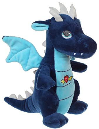 GIPSY TOYS - Klangdrache 20 cm blau - Kuscheltier für Kinder - 071615