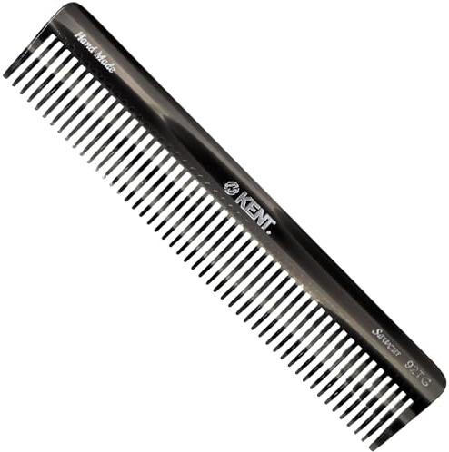 Kent 92T Black Graphite Wide Tooth Women’s Detangler Comb for Curly, Wavy, and Thick Hair – Ideal for Use on Wet Hair – Gentle, Shower Comb for – Anti-Static, Smooth - Styling Tool by Kent