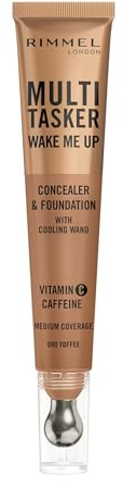 Rimmel London Multitasker Wake Me Up Concealer und Grundierung Toffee 20 ml