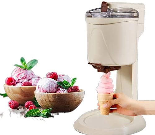 Machine électrique pour crème glacée aux Fruits - Préparez des sorbets, des sorbets et des Glaces sains et délicieux avec Une Mini Machine à Yaourt glacé entièrement Automatique