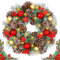 ITMNMNL Weihnachtskranz LED 30cm - Türkranz für Haustür, Kamin und Außen - Christmas Wreath Mit Beleuchtung