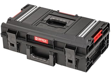 Qbrick System Werkzeugkoffer Werkzeugkasten Leer Werkzeugkiste Box Behälter ONE 200 2.0 Technik Schwarz 585 x 385 x 190 mm