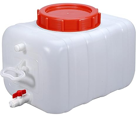 DWZL Cubo Agua Doméstico Duradero para Almacenar Agua Fácil Y Contenedores Agua Plástico Portátiles Depósito Agua para Acampar Al Aire Libre RV Esenciales Auto-conducción