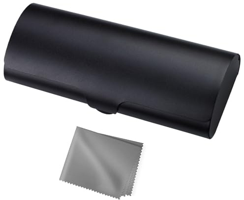 Eyglajdd Leichtes Aluminium Brillenetui für Damen Herren