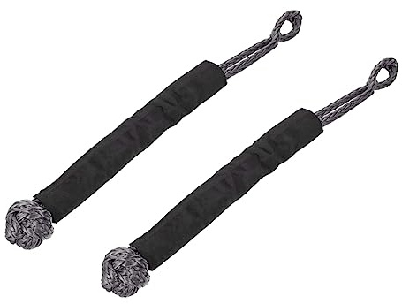 HEMOTON 2pièces Sangle De Remorquage Nylon Flexible Câble De Treuil Manille Nylon pour Voiture Outil De Réparation Automobile