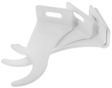 Luxshiny 4 pièces Support Radiateur Acier Haute Durabilité Crochets Robustes pour Suspendre Radiateurs Lourds Fixation Murale pour Chauffage Intérieur