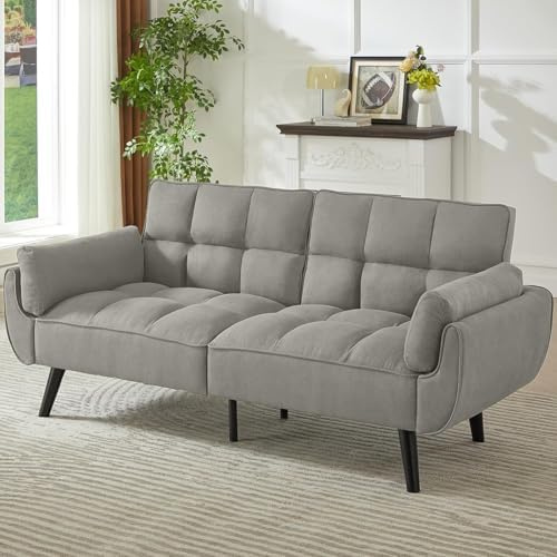 JIEXI Sofa 3 Sitzer, Kleines Schlafsofa 191x83cm, Bequemes | Rückenlehne ohne Klappfunktion, Geeignet Für Wohnzimmer, Büro, Lounge, Zimmer, Schlafzimmer