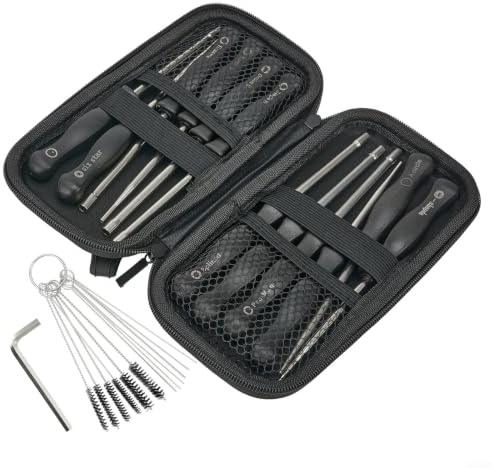 Kit d'outils de réglage de carburateur pour moteurs à 2 cycles – Kit de 12 pièces avec cannelures, Pac Man et embouts hexagonaux pour tronçonneuse, débroussailleuse, souffleur