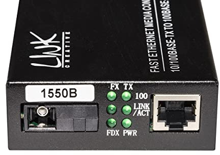 LINK LKMCMM10 - Media Converter RJ45 – Fibra Ottica SC Multimode 850nm 10/100/1000 Mbps