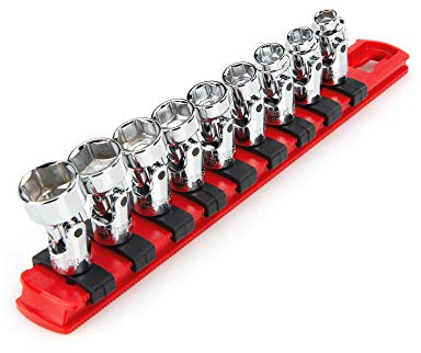 TEKTON 1/4 Inch Drive Universal Joint Socket Set, 9-Piece (6-14 mm) | SHD90110