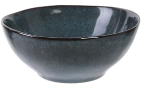 HOME DECO FACTORY Coupelle en Grès du Temps 35 cl 14,5 cm Bleu | Céramique grès, coupelle, collection Grès du Temps, 35 cl, 14,5 cm, saladier et service, art de la table, bleu