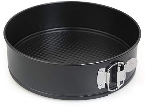 Ballery Tortiera 18 cm, Tortiera Apribile 1 Fondo Teglie per Dolci con Base Rimovibile Teglia da Forno con Rivestimento Antiaderente per Fare la Torta