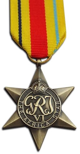 The Africa Star Medal WW2 British Military Award For | Army | Navy | RAF | Replica