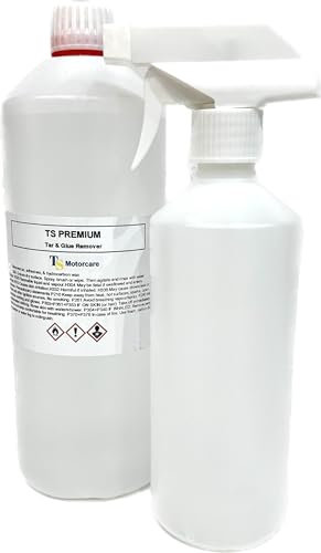 Smart Tar and Glue Remover 1 Litre with Spray bottle for auto by TS Motorcare