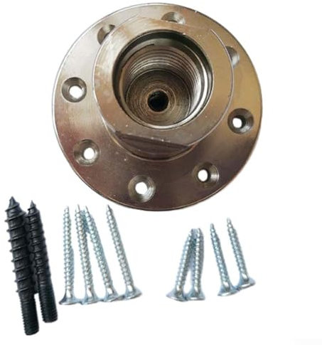 Lioaeust Drehfutter für Holzbearbeitung, 7,6 cm, Frontplatte, Schraubenfutter, 2,5 cm x 8 TPI Gewindefutter, Ersatzzubehör