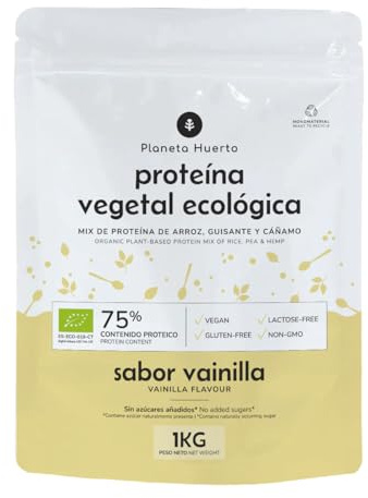 Proteína vegetal Eco 75% vainilla Planeta Huerto 1Kg