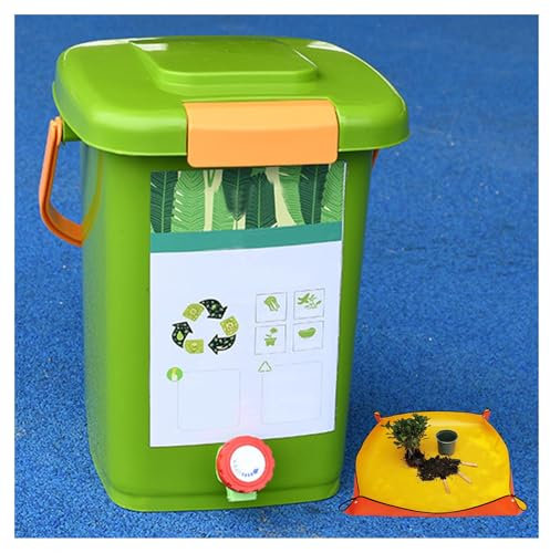 Kitchen Composter 15L with Sealing Cover Easy to Clean 20L Capacity Eco Friendly Compost Bin
