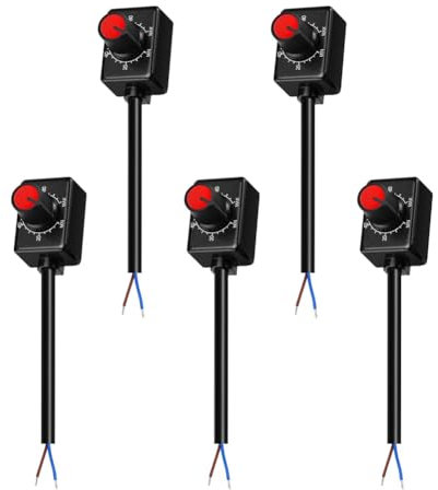 Giuneuow Dimmer Passivo A Bassa Tensione con Manopola CC 0/1-10 V per Driver LED Elettronico Dimmerabile 0-10 V o 1-10 V