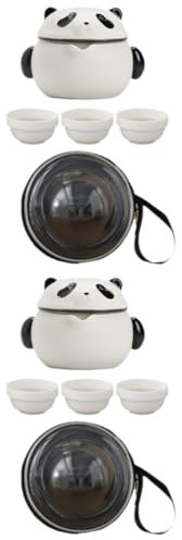 Ciieeo Lot De 2 Théières Portables Plateau À Thé Tasses À Thé Glacé Bouilloire À Thé Tasse À Café Glacé Petite Théière Boules À Thé Pour Thé En Vrac Café Pour Machine Infuseur À