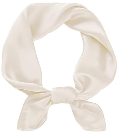 BSBUY Donna Foulard Quadrato, Foulard Simil Seta Donna, Donna Piccolo Foulard Quadrato, Vintage Tinta Unita Donna Foulard, Elegante Sciarpa da Donna, Donna Wristband Decorazione Copricapo, 70 * 70cm