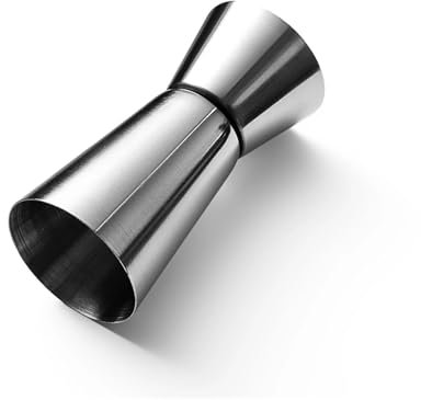QuxetlRyz Jigger 2 cocteleras de Doble Cabezal, de Acero Inoxidable, de 15/30 ml y 25/50 ml, con dosificador.(15 or 30ml)