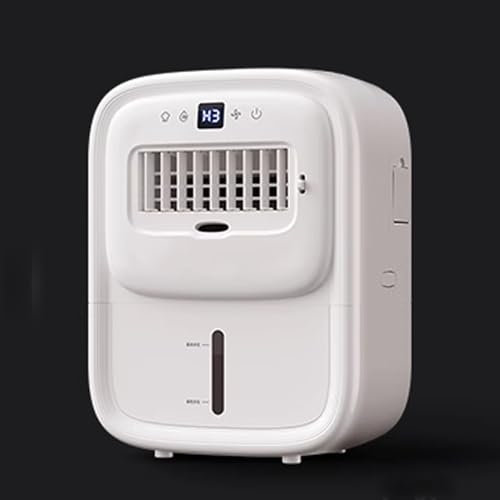 Rafraichisseur D'air Silencieux Mural 5 Vitesses De Ventilation Climatiseur Portable Avec Écran Tactile Et Minuterie Grand Réservoir D'eau en Bas 100-220 V